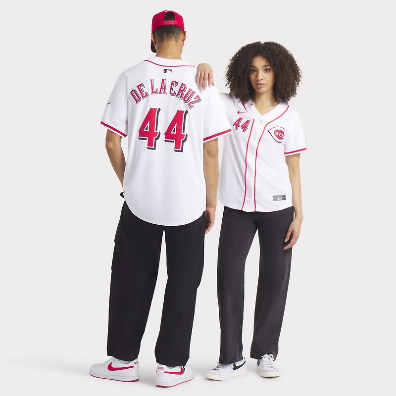 Maillot De joueur Nike Elly La Cruz blanc Cincinnati Reds Home Limited pour femme