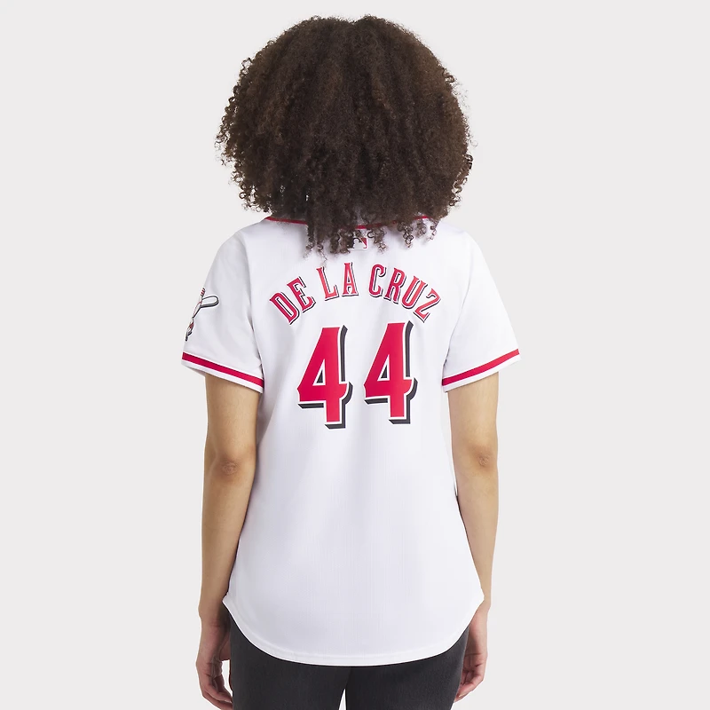 Women's Nike Elly De La Cruz White Cincinnati Reds Home Limited Player Jersey