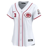 Maillot Nike Ke'Bryan Hayes blanc pour femme, édition limitée, domicile des Reds de Cincinnati