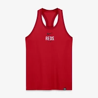 Women's Nike Red Cincinnati Reds 2026 City Connect Script Tri-Blend Racerback Tank Top