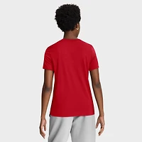 T-shirt Nike rouge Cincinnati Reds Authentic Collection Early Work Tri-Blend Dri-FIT pour femme