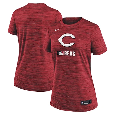 Women's Nike Red Cincinnati Reds Authentic Collection Velocity Dri-FIT T-Shirt