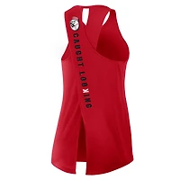 Women's Nike Red Cincinnati Reds Open-Back Crisscross Dri-FIT Tank Top