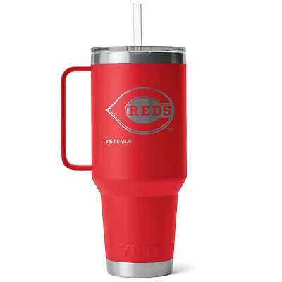 Tasse à paille Rambler YETI Cincinnati Reds (1,27 l