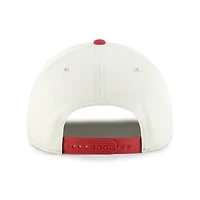 Youth '47 Natural/Red Cincinnati Reds Frame Out Hitch Adjustable Hat