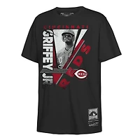 T-shirt graphique noir pour jeunes Mitchell & Ness Ken Griffey Jr. des Reds de Cincinnati the Zone