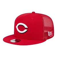 Casquette trucker New Era rouge Cincinnati Reds 9FIFTY pour jeunes