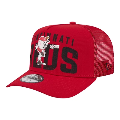 Casquette snapback New Era 9FIFTY rouge Cincinnati Reds pour jeunes