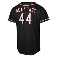 Youth Nike Elly De La Cruz Black Cincinnati Reds Fashion Replica Player Jersey