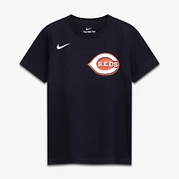 T-shirt Nike pour enfant Elly De La Cruz noir Cincinnati Reds avec nom et numéro