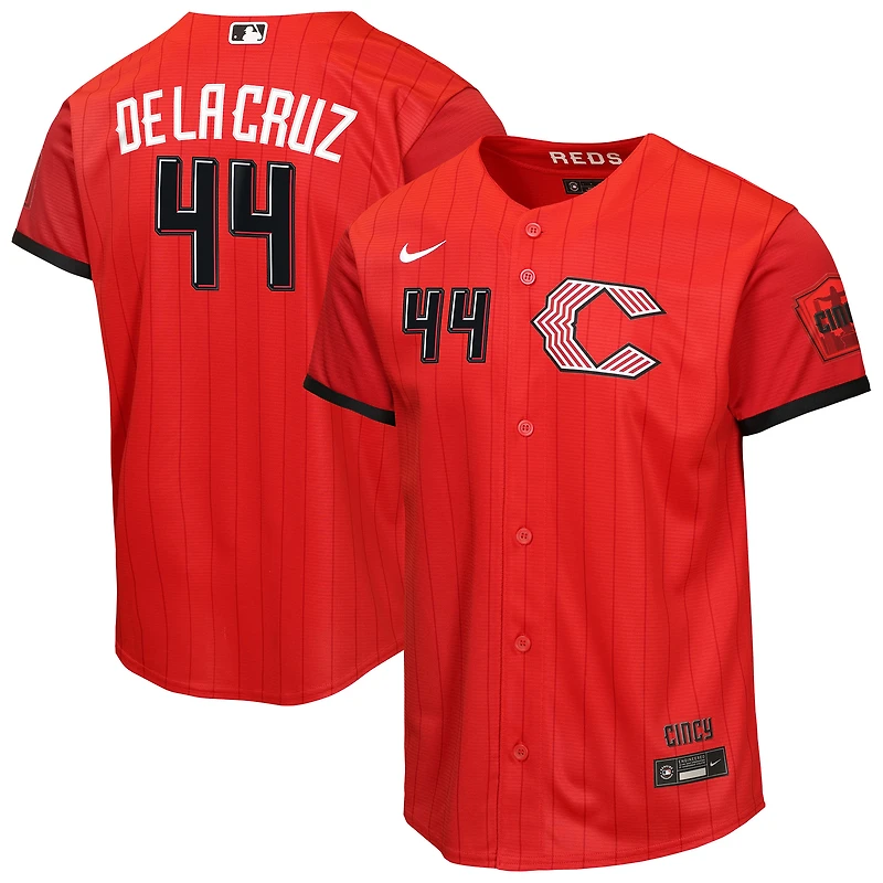Youth Nike Elly De La Cruz Red Cincinnati Reds 2026 City Connect Stadium Jersey