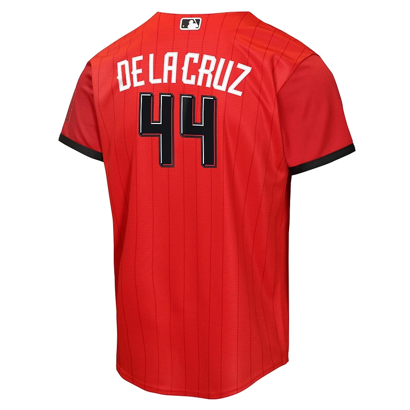 Youth Nike Elly De La Cruz Red Cincinnati Reds 2026 City Connect Stadium Jersey