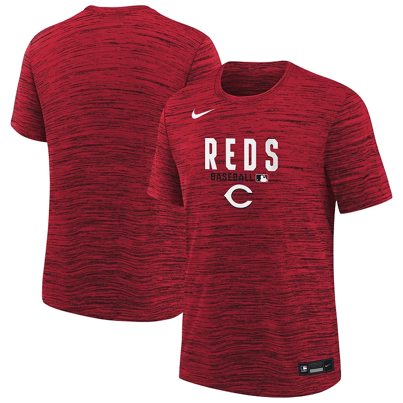 Youth Nike Red Cincinnati Reds Authentic Collection Velocity Dri-FIT T-Shirt