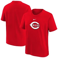 Youth Nike  Red Cincinnati Reds Large Logo T-Shirt