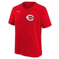 Youth Nike  Red Cincinnati Reds Wordmark T-Shirt