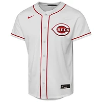 Maillot Nike blanc pour jeunes des Reds de Cincinnati à domicile