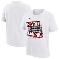 T-shirt Nike blanc pour jeunes de la collection Hometown des Reds Cincinnati