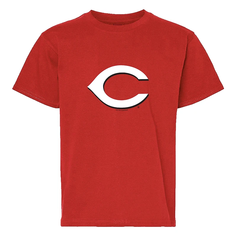 Youth Soft as a Grape  Red/Heather Gray Cincinnati Reds Two-Pack T-Shirt Set