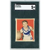 Bob Davies Cincinnati Royals 1948 Bowman #10 SGC Authenticated 5 Card