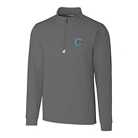 Veste demi-zip grise Citadel Bulldogs Traverse Vault pour homme, modèle Cutter & Buck
