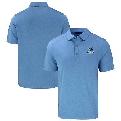 Polo homme Cutter & Buck bleu clair Citadel Bulldogs Vault Forge Eco Stretch recyclé