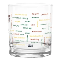 Clark Atlanta University Panthers 14oz. Black History Month Rocks Glass