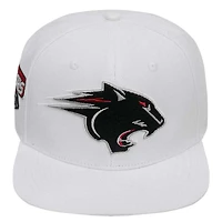 Casquette snapback en laine pour homme Pro Standard Clark Atlanta University Panthers Mascot White