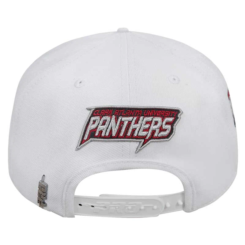 Casquette snapback en laine pour homme Pro Standard Clark Atlanta University Panthers Mascot White