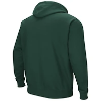 Men's Colosseum Green Clarkson Golden Knights Arch & Logo 3.0 Pullover Hoodie