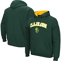 Men's Colosseum Green Clarkson Golden Knights Arch & Logo 3.0 Pullover Hoodie