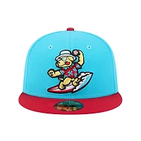 Casquette ajustée 59FIFTY pour homme New Era Blue Clearwater Threshers Theme Nights