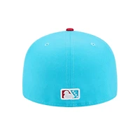 Casquette ajustée 59FIFTY pour homme New Era Blue Clearwater Threshers Theme Nights