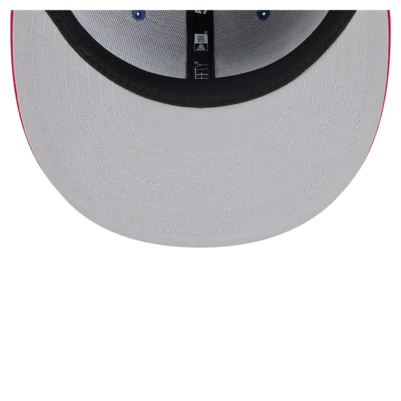 Men's New Era  Gray/White Clearwater Threshers Authentic Collection 59FIFTY Fitted Hat