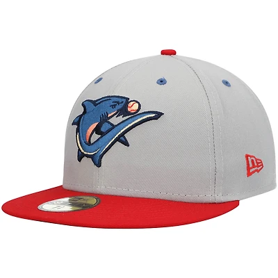 Casquette ajustée 59FIFTY pour homme de la collection alternative Authentic des Threshers Clearwater New Era, gris