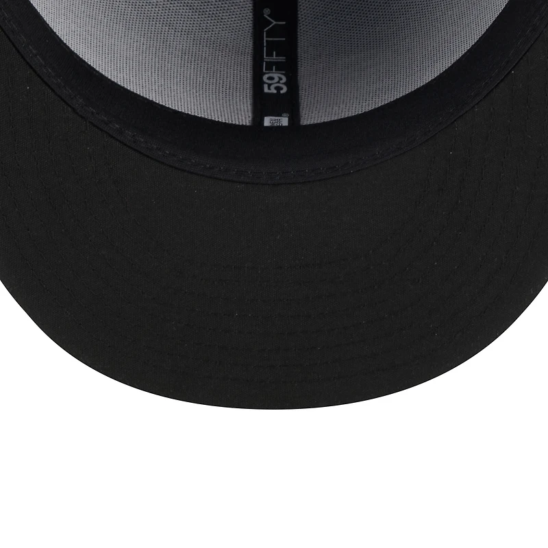 Men's New Era Gray Clearwater Threshers Authentic Collection Alternate Logo 59FIFTY Fitted Hat
