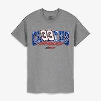 T-shirt homme classique gris chiné Cleetus McFarland Tommy's Express Carwash