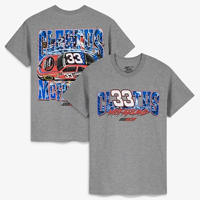 Men's Classic Ink  Heather Gray Cleetus McFarland Tommy's Express Carwash T-Shirt