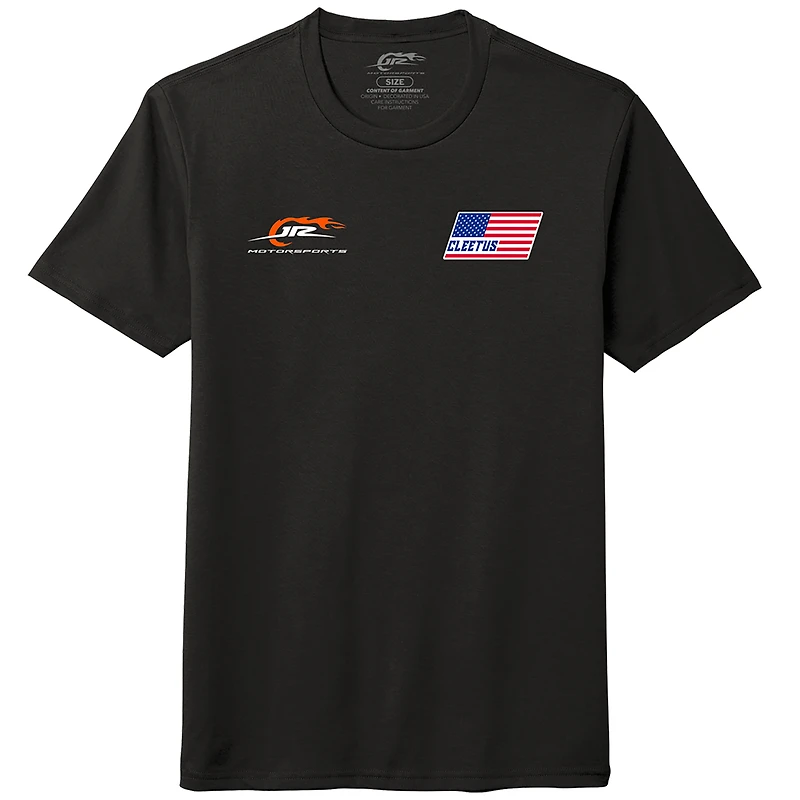 T-shirt noir à trois bandes « Do It For Dale » de l'équipe officielle JR Motorsports pour homme