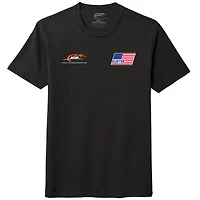 T-shirt noir à trois bandes « Do It For Dale » de l'équipe officielle JR Motorsports pour homme