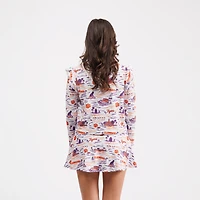 Jupe-short Molly Active orange des Tigers de Clemson Smith & Quinn