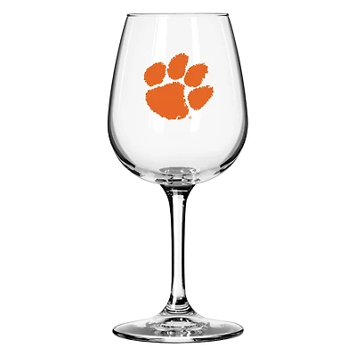 Tigres de Clemson 12oz. Verre à vin à pied Gameday