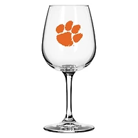 Tigres de Clemson 12oz. Verre à vin à pied Gameday