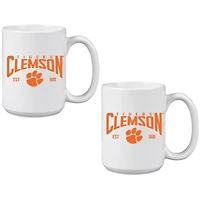 Lot de deux tasses Clemson Tigers 425 ml