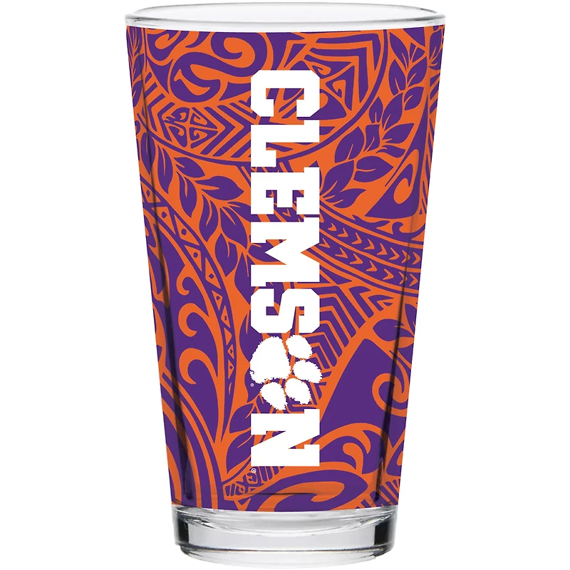 Tigres de Clemson 16 oz. Verre à pinte Ohana