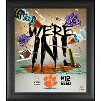 Clemson Tigers 2024-25 College Football Playoff Framed 15" x 17" We're In Collage