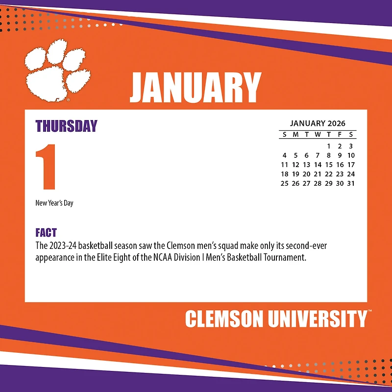 Calendrier 2026 des Clemson Tigers