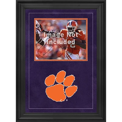 Cadre photo horizontal de luxe 8'' x 10'' des Clemson Tigers avec logo de l'équipe