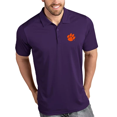 Polo hommage aux Clemson Tigers à Antigua - Violet