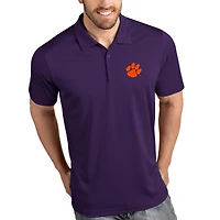 Polo hommage aux Clemson Tigers à Antigua - Violet