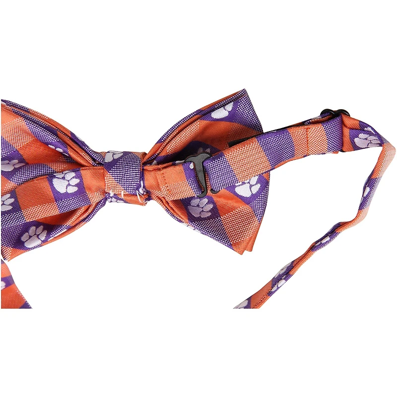 Nœud papillon à carreaux Clemson Tigers
